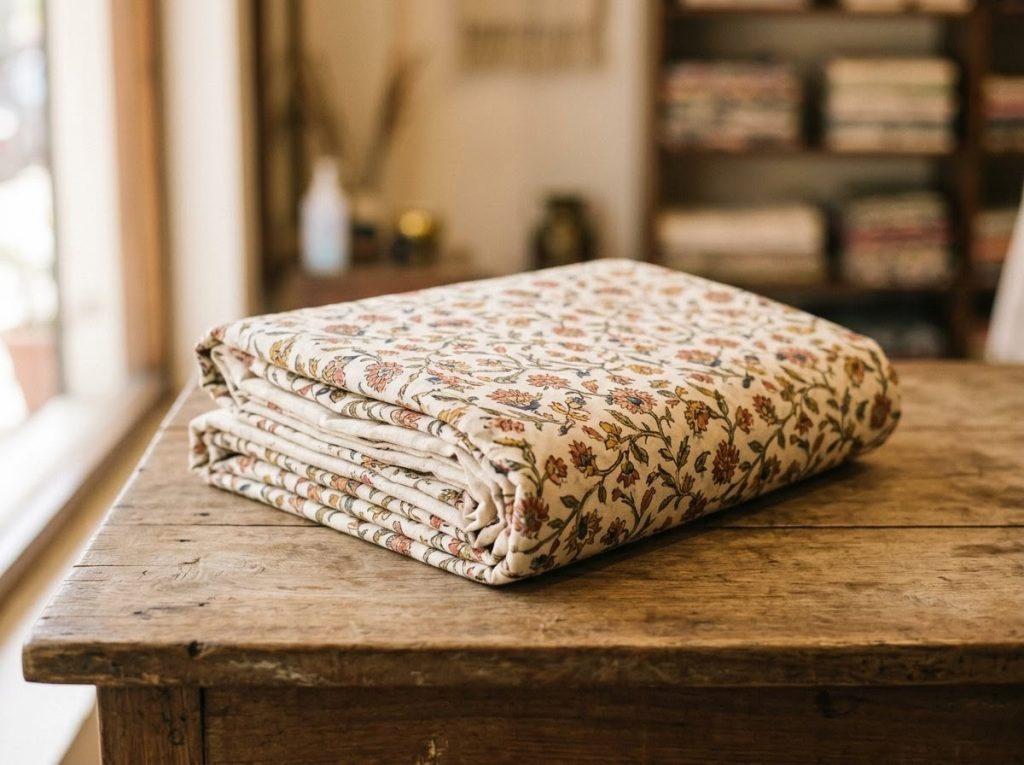 Unstitched Suit Fabric - Floral Print